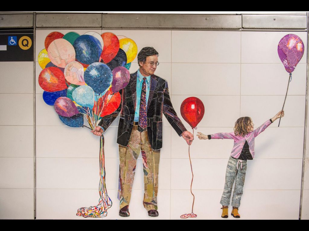 From Vik Muniz's "Perfect Strangers" at 72nd Street<br>